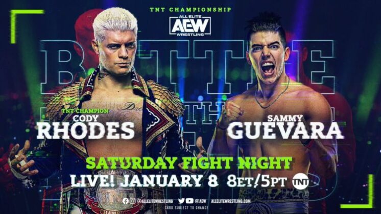 Cody Rhodes vs. Sammy Guevara acontecerá no AEW Battle of The Belts