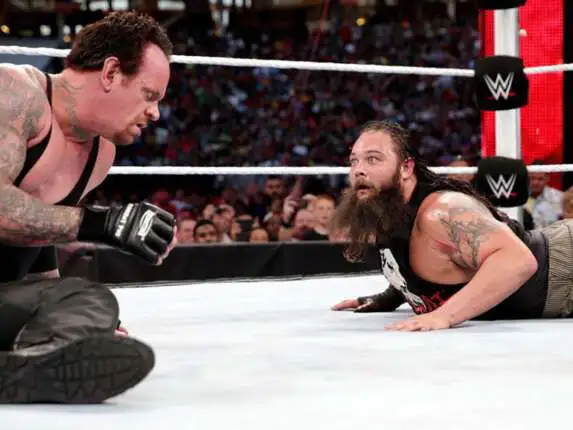 The Undertaker and Bray Wyatt destroy LA Knight at WWE RAW XXX