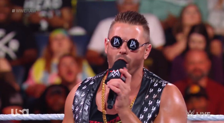 The Miz Imitates LA Knight on WWE RAW