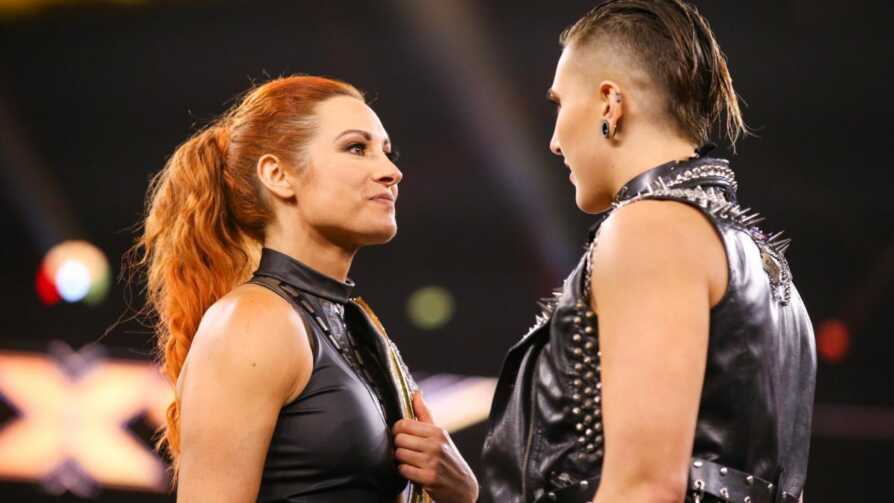 becky lynch rhea ripley