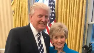 Donald Trump Linda McMahon 2017