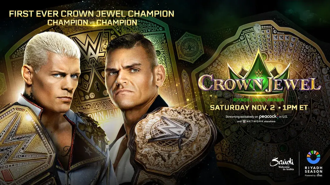 WWE Crown Jewel 2024 - Card oficial e todas as informações!