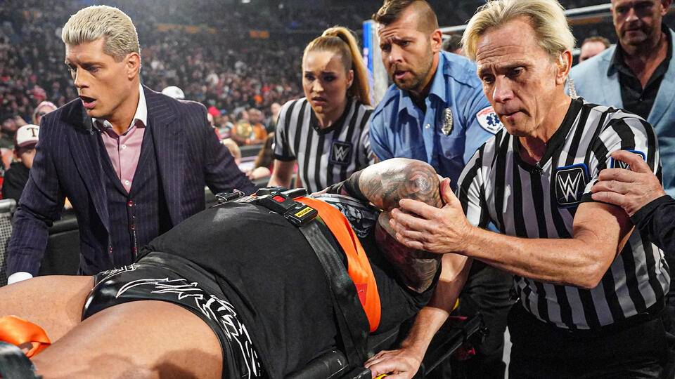 WWE Sends a Three-Word Message After Randy Orton Is Stretchered Out of the Arena on SmackDown