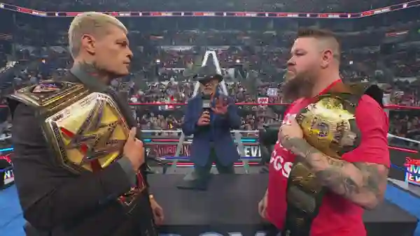 Shawn Michaels aplica Sweet Chin Music em Kevin Owens no Saturday Night’s Main Event