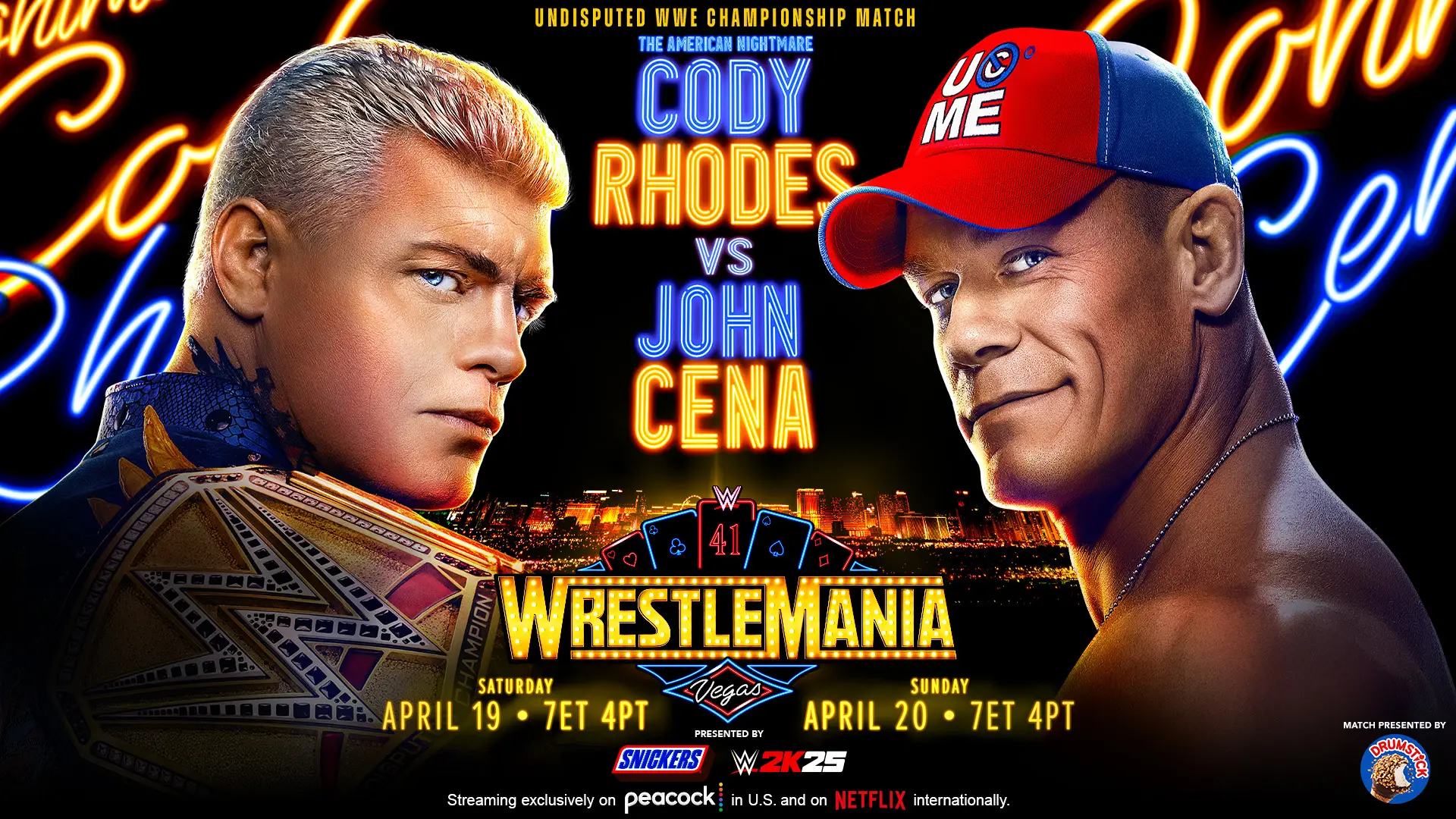 WWE WrestleMania 41 (2025): Onde assistir ao vivo, Horário, Data e Card