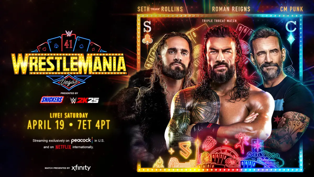 WWE WrestleMania 41 (Sábado): saiba onde assistir, horário e card
