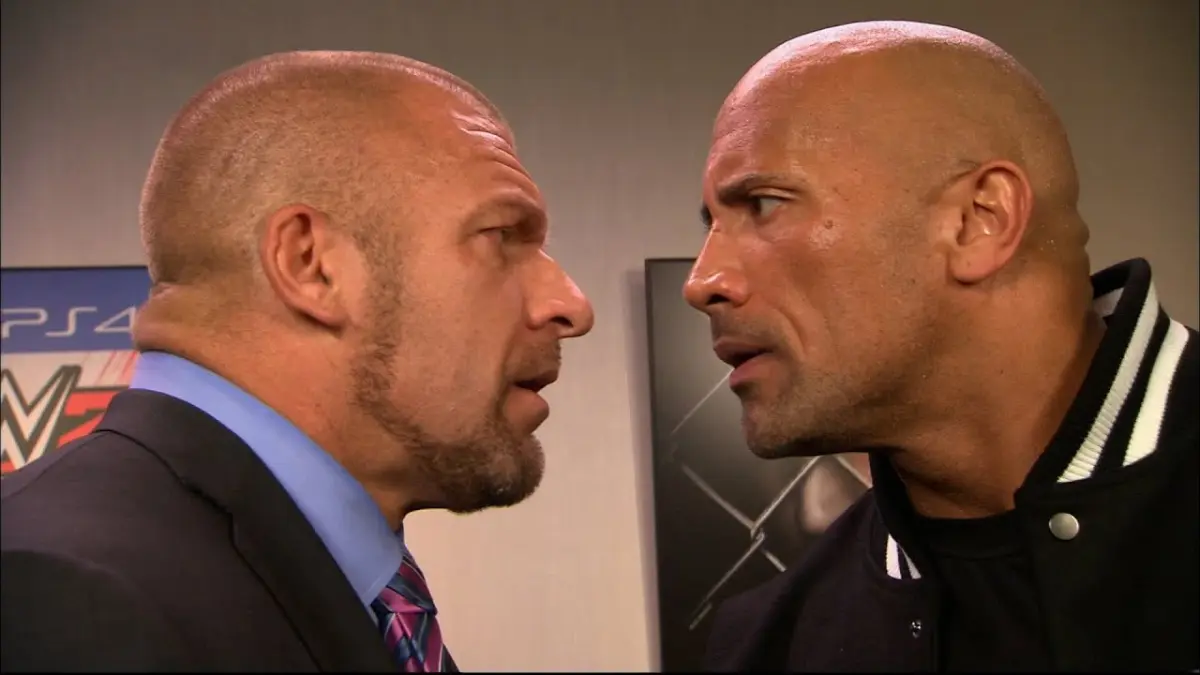 Presença de The Rock incomoda Triple H em algum nível, sugere analista