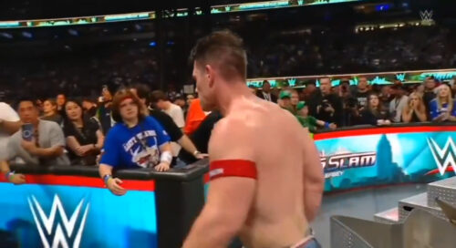 O que aconteceu com John Cena após o fim da transmissão do SummerSlam?