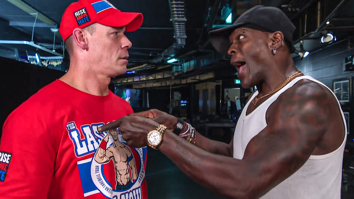 John Cena e R-Truth se reencontram nos bastidores do SmackDown