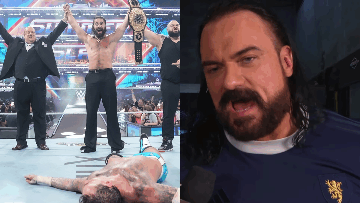 Após cash-in de Seth Rollins, Drew McIntyre fala em “carma” para CM Punk