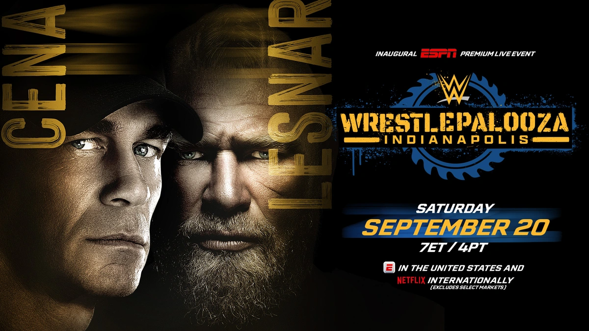 WWE anuncia o combate de abertura do Wrestlepalooza