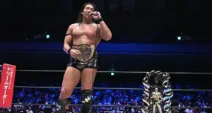 Konosuke Takeshita conquista o IWGP World Heavyweight Championship