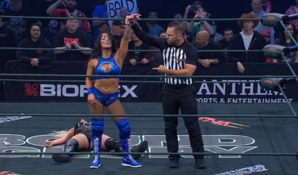 Tessa Blanchard vence Gia Miller de forma controversa no TNA Bound for Glory