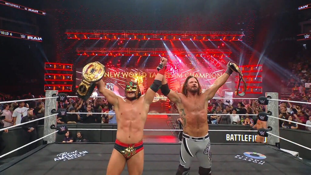 AJ Styles e Dragon Lee são os novos World Tag Team Champions