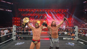 AJ Styles e Dragon Lee são os novos World Tag Team Champions