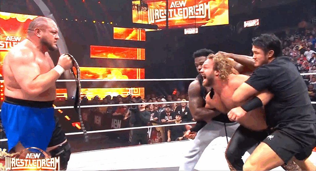 Samoa Joe tem heel turn surpreendente e destrói Adam Page no AEW WrestleDream