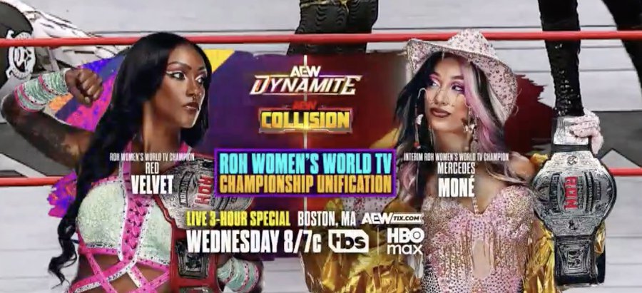 Importantes títulos serão unificados no próximo AEW Dynamite