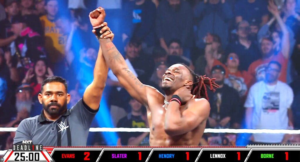 Je’Von Evans vence o Men’s Iron Survival Challenge no WWE NXT Deadline