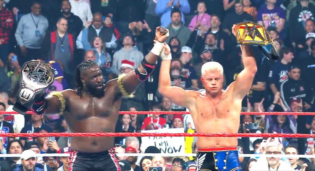 Cody Rhodes vs. Oba Femi termina sem vencedor no WWE Saturday Night’s Main Event após interferência