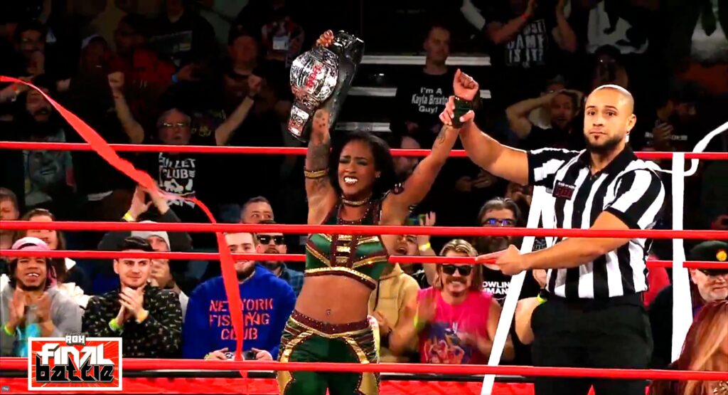 Red Velvet derrota Mercedes Moné e reconquista o ROH Women’s World Television Championship