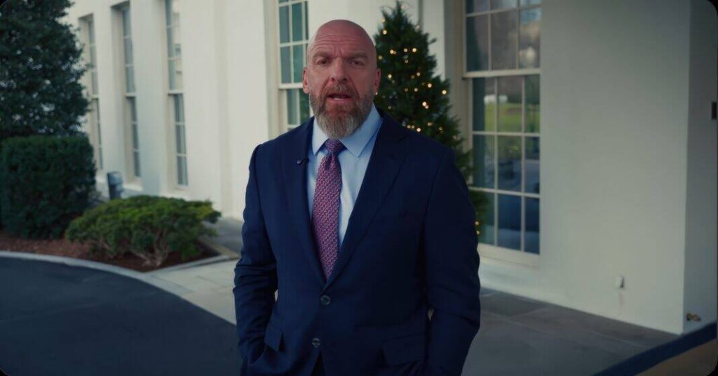Triple H faz nova visita a Casa Branca e fortalece sua participação no governo de Donald Trump