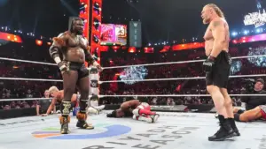 WWE ainda não oficializou Brock Lesnar vs. Oba Femi para a WrestleMania 42