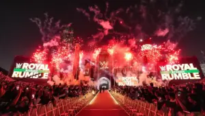 Iluminação do WWE Royal Rumble causou a ilusão de um estádio vazio