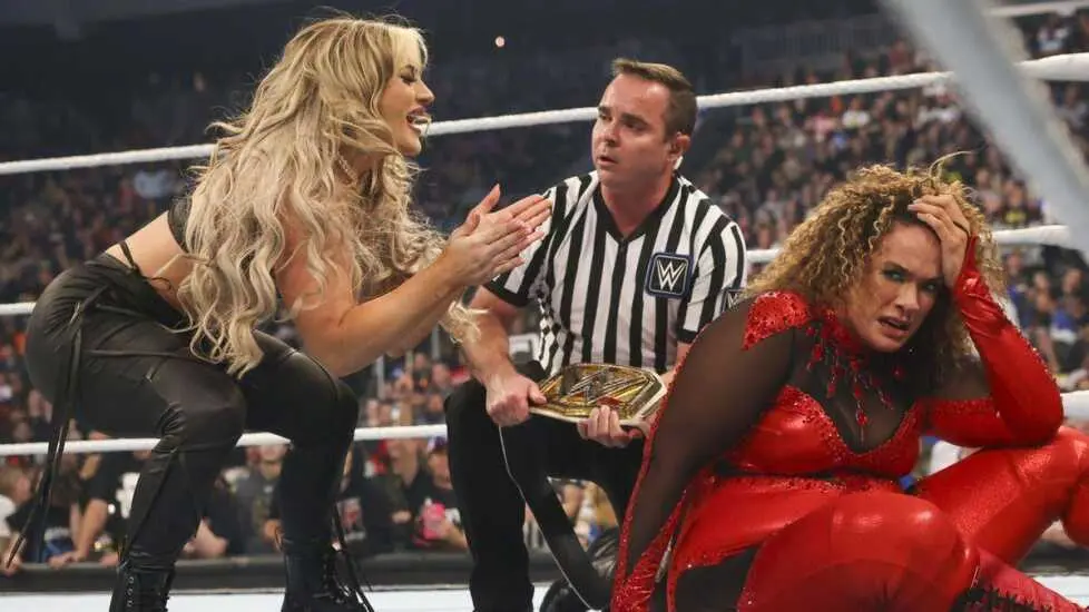 Tiffany Stratton’s Two-Word Retort to Nia Jax Following SmackDown WWE Women’s Championship Retention