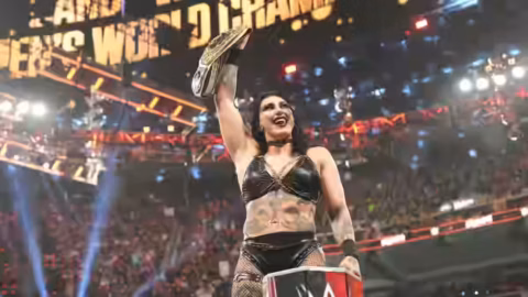 Rhea Ripley reacts after iconic moment on first WWE RAW on Netflix