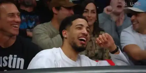 Carmelo Hayes Mocks Tyrese Haliburton During SmackDown Match