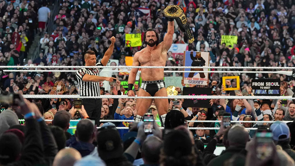 Drew McIntyre Reveals Unscripted Moment with Wife at WrestleMania 40