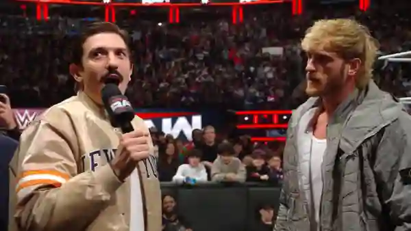 Logan Paul Confronts Comedian Andrew Schulz During WWE Raw