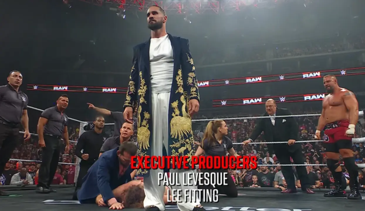 Seth Rollins, Bron Breakker Brutalize Sami Zayn on RAW in Bloodline-Style Attack
