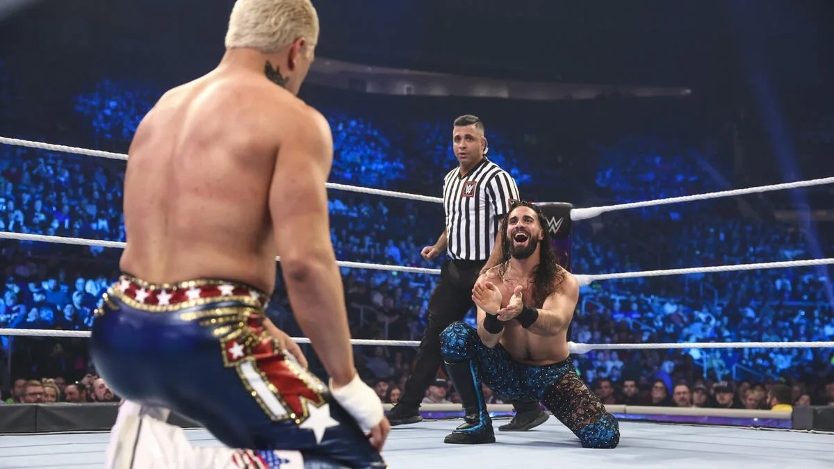 Seth Rollins Confronts Cody Rhodes on WWE SmackDown