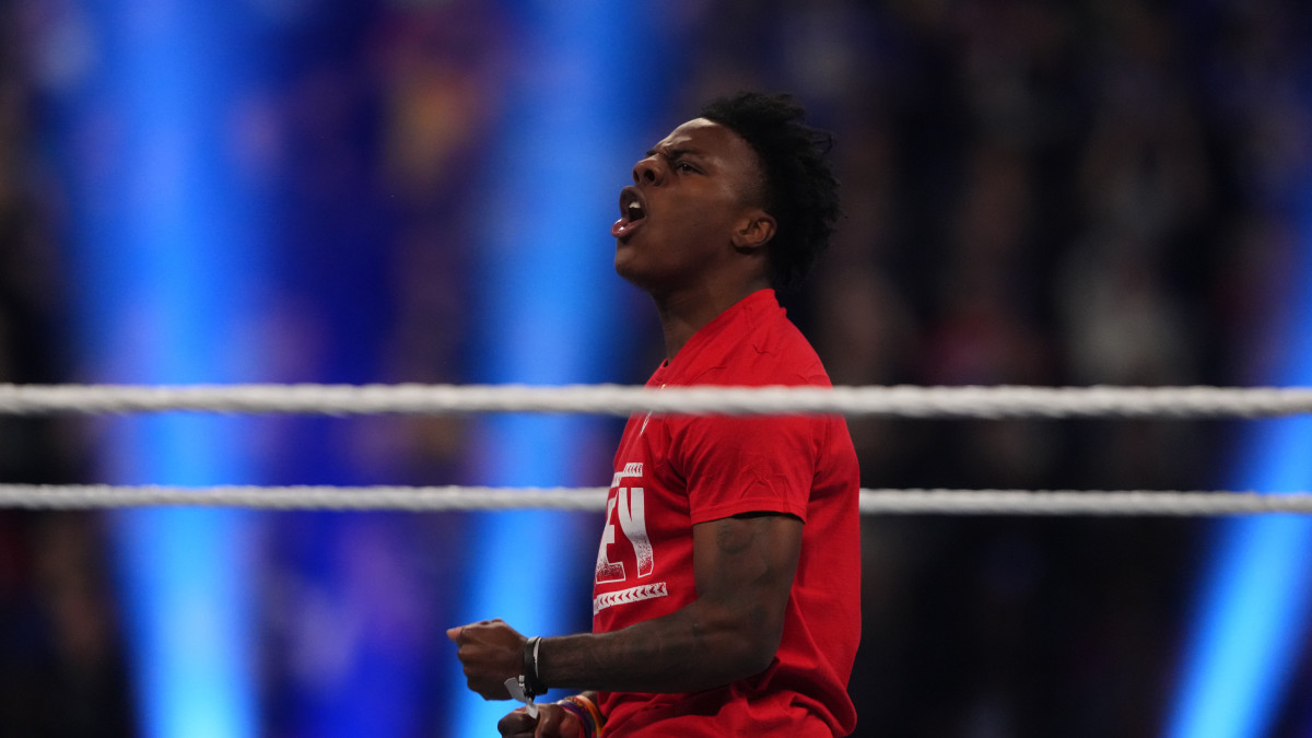 VIDEO: IShowSpeed Attempts To RKO Randy Orton At Movie Premiere