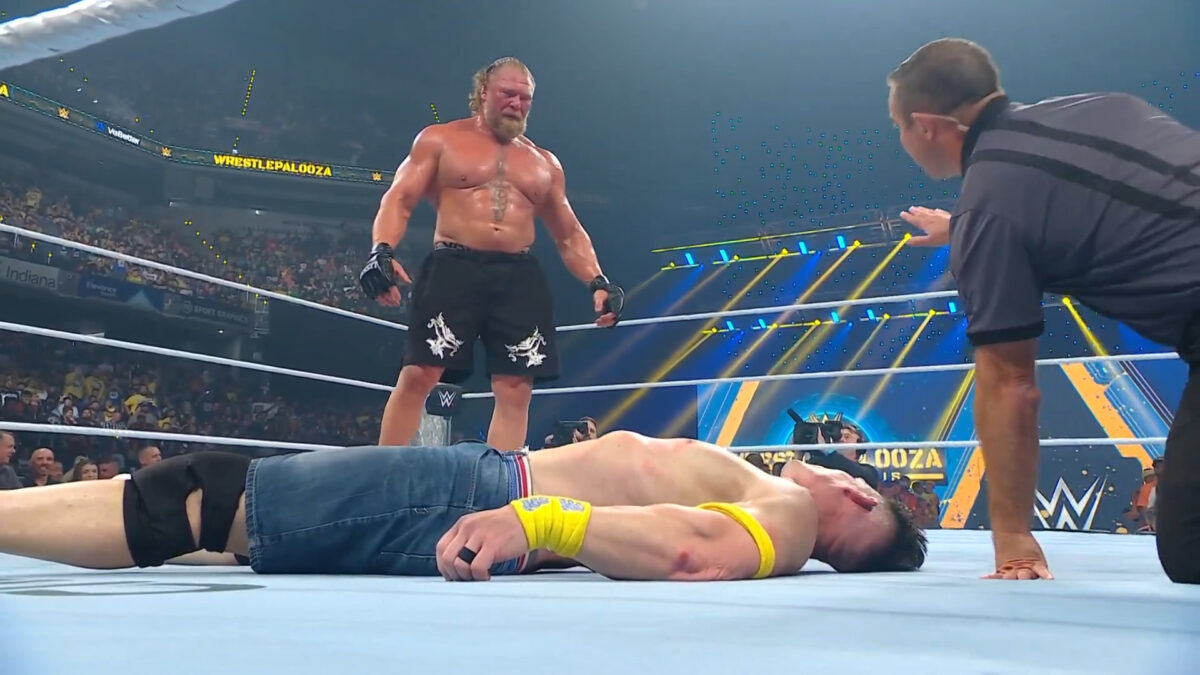 Brock Lesnar Dominates and Destroys John Cena in Brutal Wrestlepalooza Match