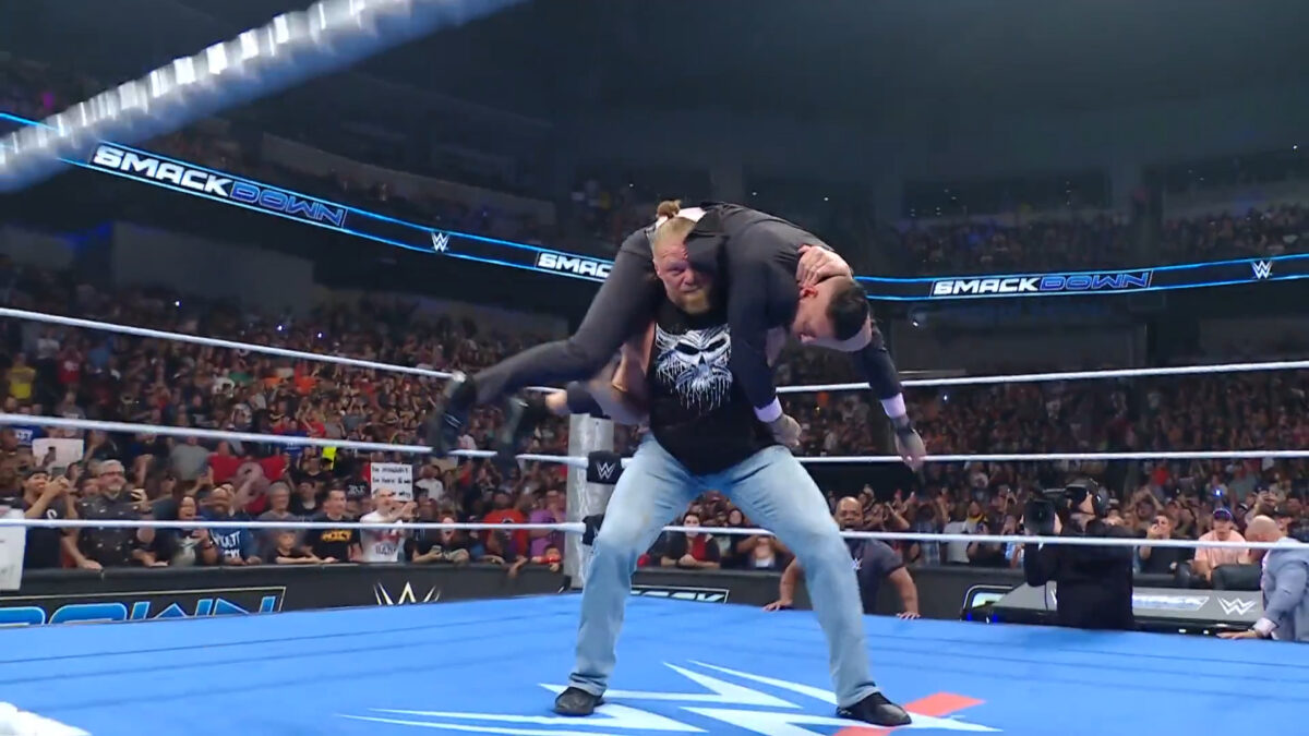 Brock Lesnar Destroys Corey Graves On WWE SmackDown