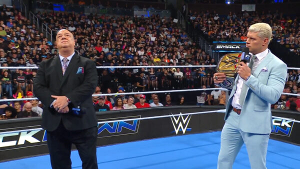 Cody Rhodes Confronts Paul Heyman Over Brock Lesnar on WWE SmackDown