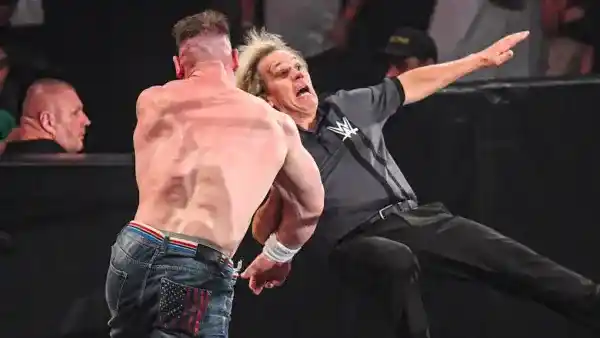 WWE Provides Health Update on Referee Knocked Out by John Cena at Night Of Champions