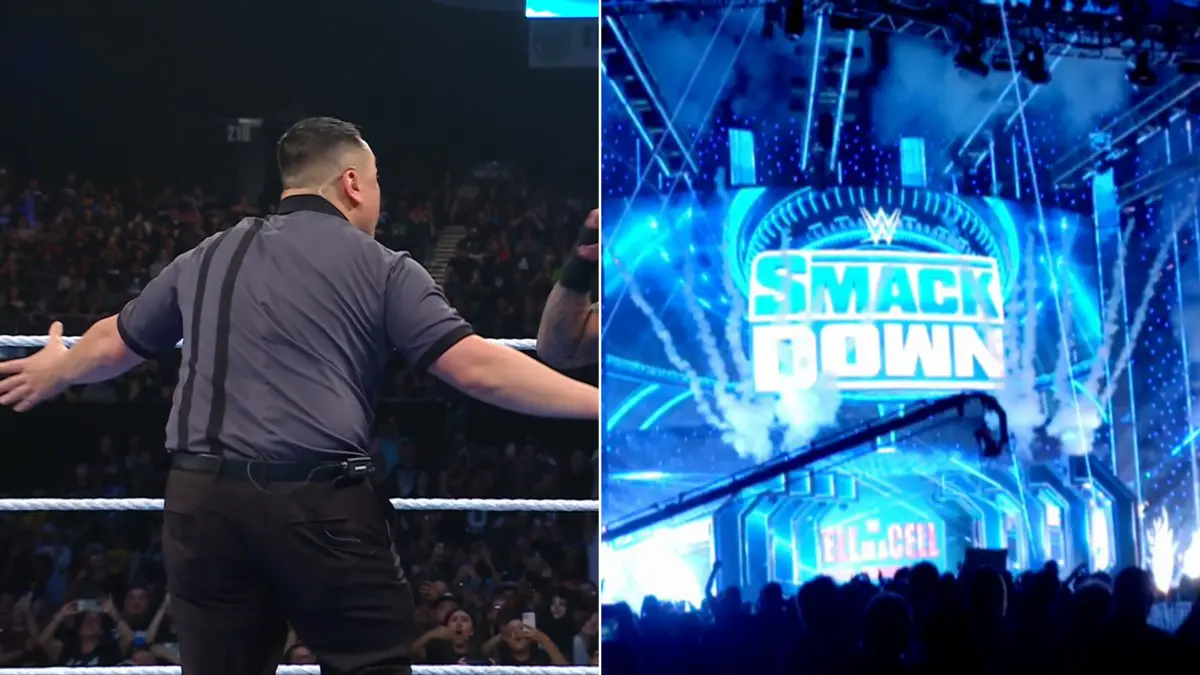 WWE Referee Unexpectedly Stops Banned Move on SmackDown
