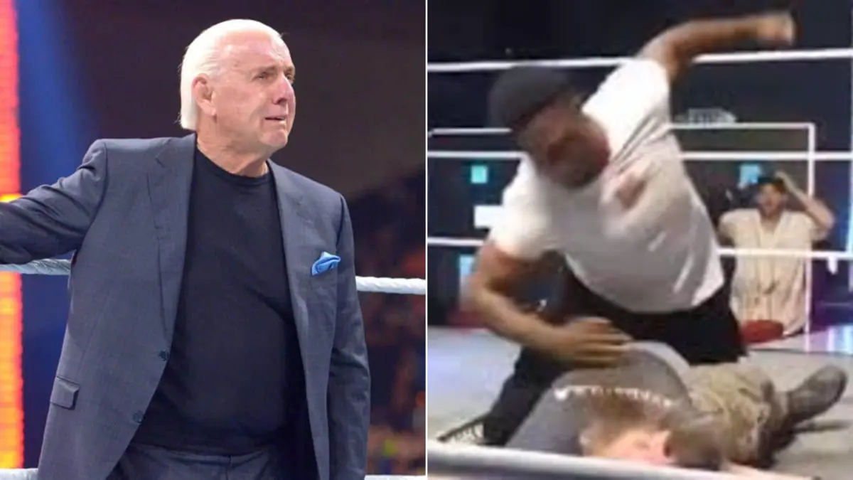 WWE Hall Of Famer Ric Flair Reacts To Raja Jackson’s Brutal Attack On Syko Stu