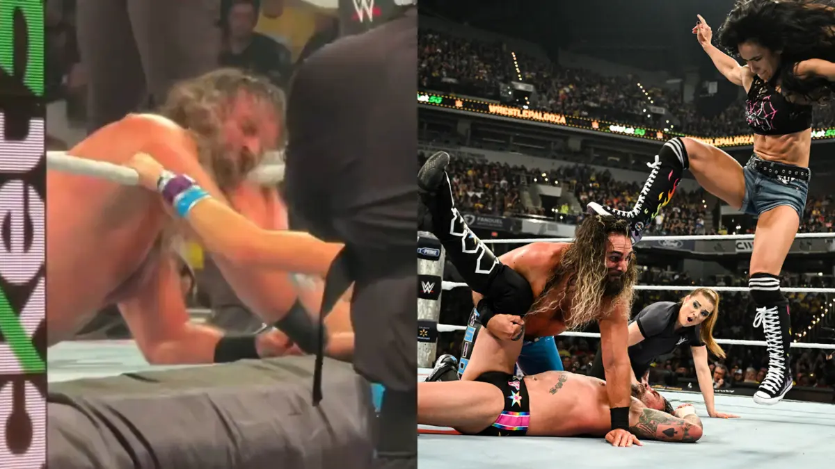 Seth Rollins Caught Breaking Character at Wrestlepalooza